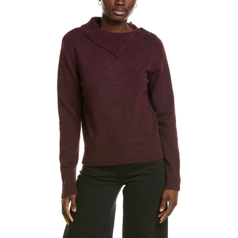 Michael Stars Womens Sienna Turtleneck Sweater, Red